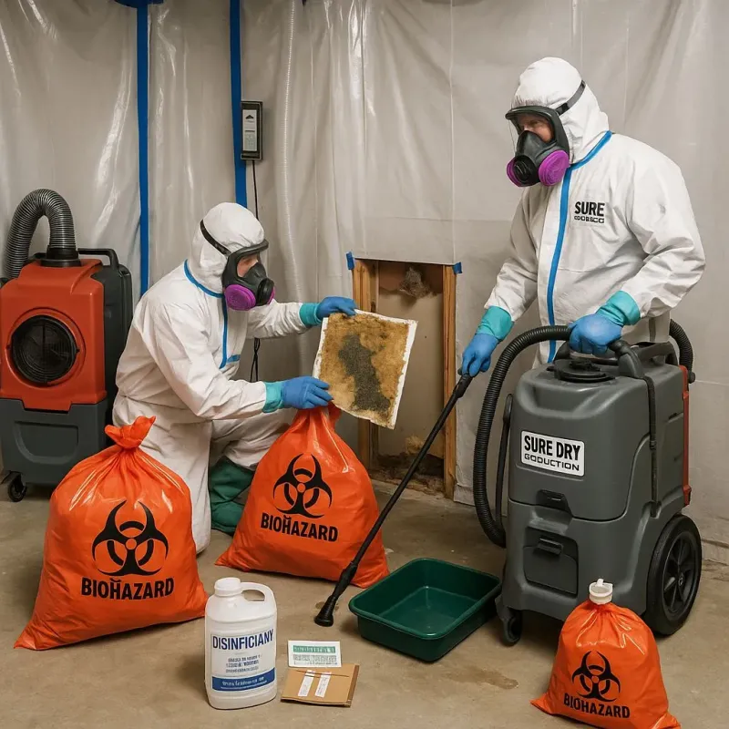 Contaminated Water Handling Protocols process in De Kalb, TX