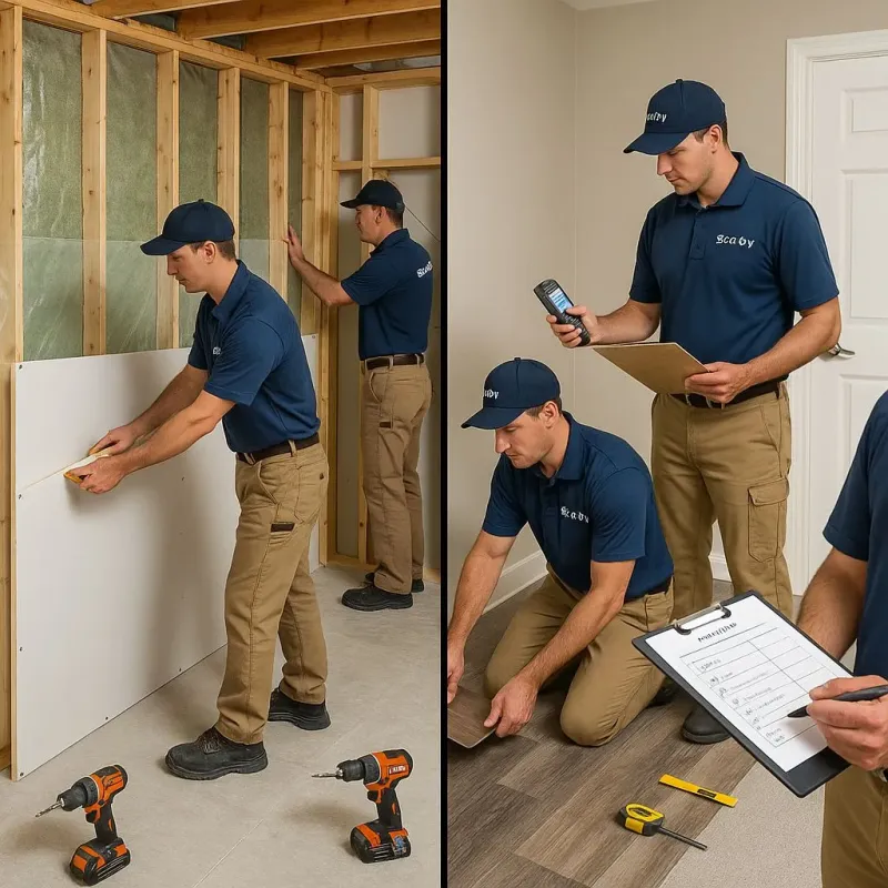 Repairs and Reconstruction process in De Kalb, TX